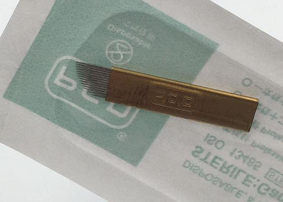 Κίνα Συνήθειας Premade αποστειρωμένο χειρωνακτικό δερματοστιξιών σκάφος της γραμμής βελόνων Makeup μανδρών μόνιμο προμηθευτής